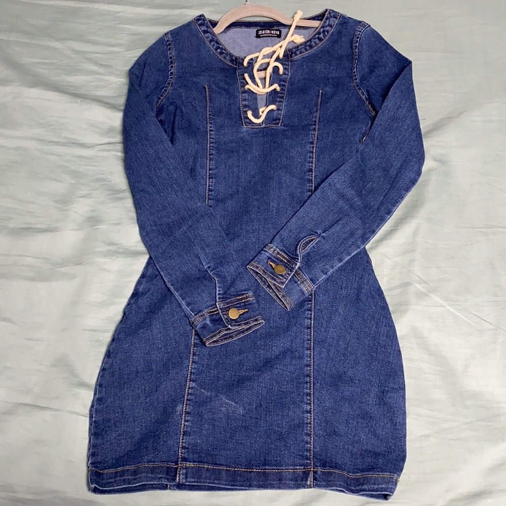 Fashion Nova Denim Dress